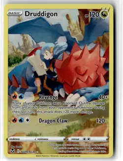 Druddigon ⭐ TG09/TG30 Holo Silver Tempest Trainer Gallery Pokemon NM - Image 1