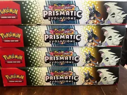Pokemon Prismatic Evolutions Lucario EX Tyranitar EX Premium Collection Lot of 4 - Image 2