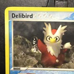 Pokemon TCG Delibird Non Holo Rare EX Team Rocket Returns 2004 #21/109 VTG HP - Image 2