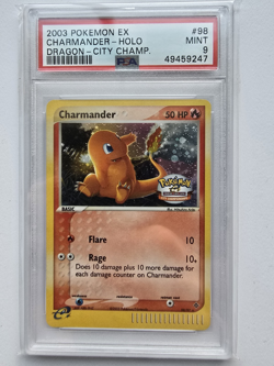 Pokemon Charmander Ex Dragon City Champs - 98/97 - PSA 9 - Image 1