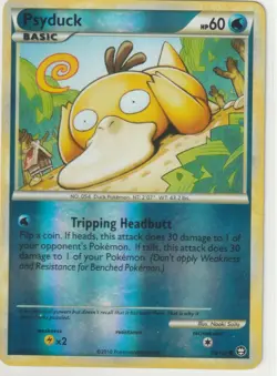 2010 Pokemon Triumphant Psyduck [Reverse Holo] #74/102 Wow Amazin Cond - Image 1