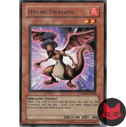 Yugioh Dread Dragon TSHD-EN008 Rare NM - Image 1
