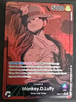 Monkey D Luffy Leader 25th Anniversary EB02-010 Alt Art - English - Image 1
