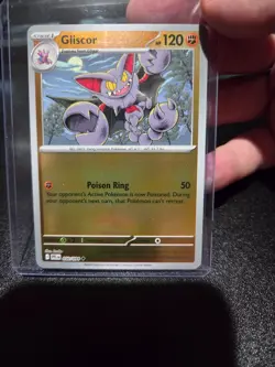 Gliscor 050/094 Me02: Phantasmal Flames Reverse Holo Uncommon Single Card - Image 1