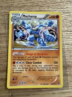 Pokemon Holo Rare Card - Machamp 49/101 (Plasma Blast) - Image 1