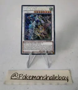 Crystal Wing Synchro Dragon BLLR-EN062 *NM* 1st Edition Secret Rare Yugioh Card - Image 1