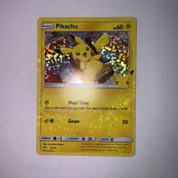 Pikachu 25/25 Holo Celebrations 25th Anniversary McDonald's Promo Pokemon Card - Image 1