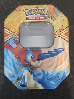 Empty! - Pokemon TCG 2012 Spring Keldeo EX Collectors Tin No Cards w/insert - Image 1
