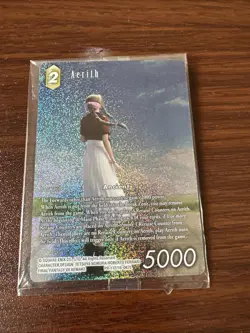 Final Fantasy TCG Aerith PR-112/16-067L Sealed Promo Official Card - Image 1