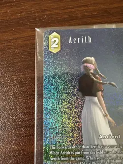 Final Fantasy TCG Aerith PR-112/16-067L Sealed Promo Official Card - Image 2