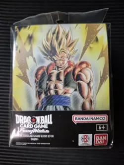 Dragon Ball Fusion World Card Case & Sleeves Set 03 Gogeta Promo Sealed - Image 1