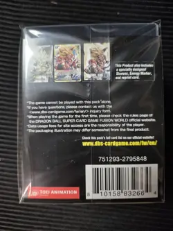 Dragon Ball Fusion World Card Case & Sleeves Set 03 Gogeta Promo Sealed - Image 2