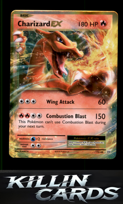 Charizard EX 12/108 Pokemon Ultra Rare XY - Evolutions Card NM - Image 1