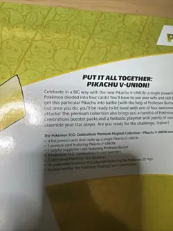 Pokemon TCG: Celebrations Special Collection Box [Pikachu V-Union, 50 Cards]... 820650809156 - Image 3