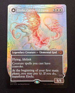 🌈 Eirdu, Carrier of Dawn - FOIL Borderless - MTG #286 Lorwyn Eclipsed - NM - Image 1