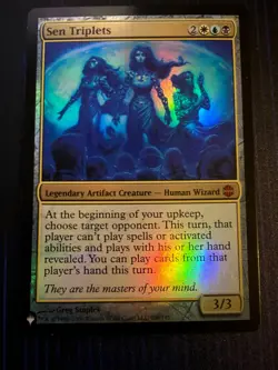 MTG Magic Sen Triplets The List Reprints Foil Mythic Rare NM - Image 1