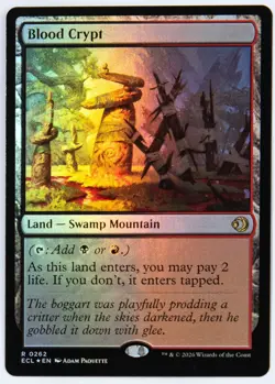 Lorwyn Eclipsed Blood Crypt FOIL Rare 262 Magic the Gathering - Image 1