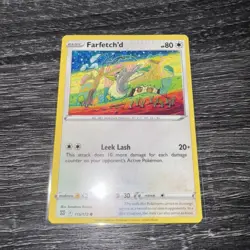 Pokemon Brilliant Stars Farfetch'd Crimped Error 115/172 NM - Image 1