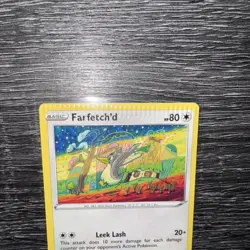 Pokemon Brilliant Stars Farfetch'd Crimped Error 115/172 NM - Image 3