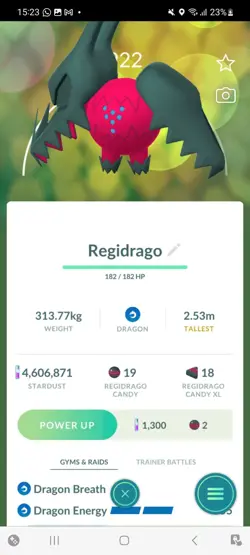 Pokemon Go Legendary Regidrago ( Low CP ) - Image 2