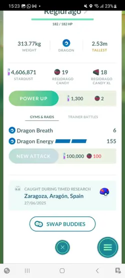 Pokemon Go Legendary Regidrago ( Low CP ) - Image 3