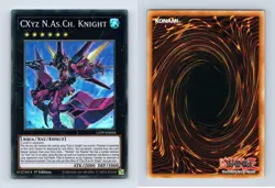 CXyz N.As.Ch. Knight #LED9-EN004 Yu-Gi-Oh Duels From Deep 1st Ed. Super Rare TCG - Image 1