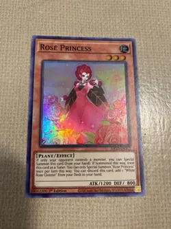 Yu-Gi-Oh! rose princess mint super rare 1st ed KICO-EN017 - Image 1