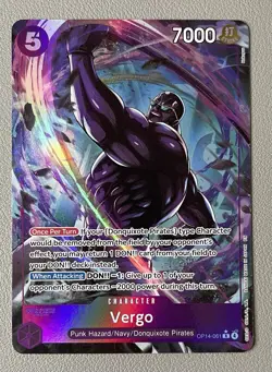 Vergo Alt Art OP14-061 One Piece TCG Azure Sea's Seven English NM - Image 1