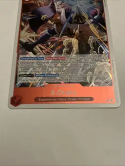 X.Drake Rare (R) OP14-016 The Azure Sea's Seven English Foil - Image 3