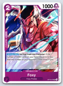 One Piece - OP10-075 - Foxy - UC - US Seller - Image 1