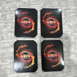 Bandai Naruto CCG Storm 2 Foil Ninja Card Lot 4x Naruto Uzumaki Haku Zabuza - Image 2