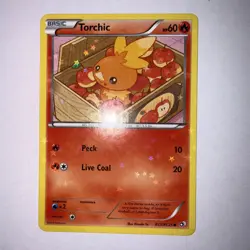 Pokemon TCG Torchic RC5/RC25 Legendary Treasures: Radiant Collection Holo Card - Image 1