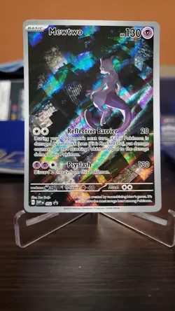 MEWTWO SVP 052 Scarlet Violet 151 Promo MEW Pokemon Card TCG - Image 1