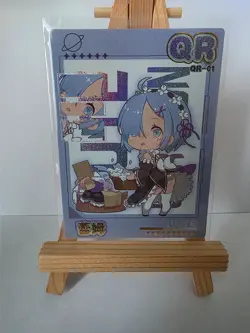 Rem Re:Zero | Love Diary QR-01 | Goddess Story Waifu Card - Image 1