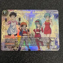 Heroines’ Lineage EB1-68 SCR Dragon Ball Super Card Game TCG - Image 1