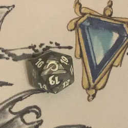 MTG Premium Deck Slivers Spindown Life Counter D20 Dice Magic Gathering - Image 1