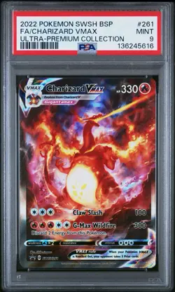 2022 Pokemon Charizard VMAX Ultra Premium Collection #261 MINT PSA 9 - Image 1