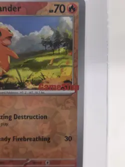SEALED Charmander 004/165 SV: 151 [Gamestop Stamp] Promo Pokemon TCG NM/M - Image 3