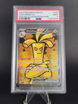 Pokemon - Gholdengo ex - Paradox Rift -252/182- Sp. Illustration Rare-PSA 9 Mint - Image 1
