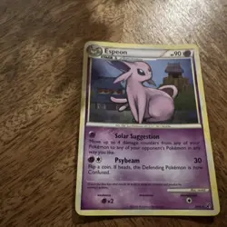 Pokemon TCG Espeon 2/90 Undaunted Cracked Ice Holo Rare - LP Excellent condition - Image 2