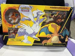 Pokemon TCG Reshiram & Charizard Tag Team GX Figure Collection Box- 2019 SEALED - Image 1