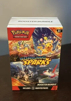 Pokemon TCG: S&V Surging Sparks Factory Sealed Booster Bundle Box - Image 1