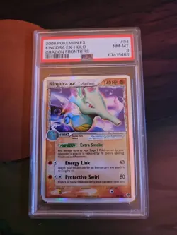 2003 Pokemon EX Dragon Fro Tiers Kingdra EX PSA 8 - Image 1