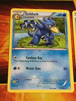 D1023 POKEMON TCG BOUNDARIES CROSSED PSYDUCK 2X 33 GOLDUCK 34 LP - Image 2
