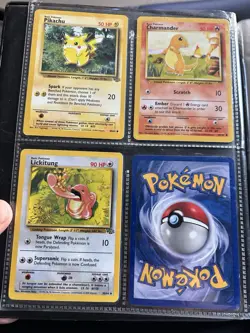 Vintage Pokemon Binder Lot - WOTC 1999-2000 Base/Jungle/Rocket/Gym - Approx 80 - Image 4
