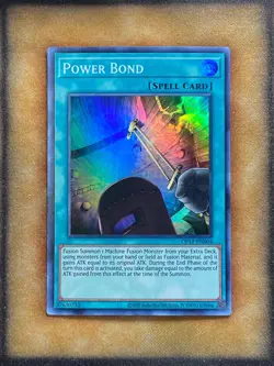 Yugioh Power Bond OP17-EN004 Super Rare NM - Image 1