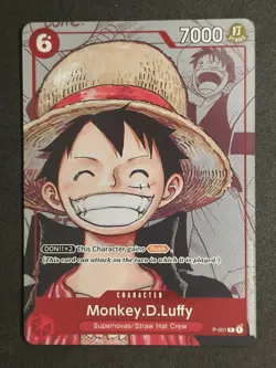 Monkey. D.Luffy P-001 Promo Premium Collection One Piece Foil mint - Image 1