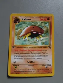 Pokemon Card Kabuto Fossil First Edition Italiano - Image 1