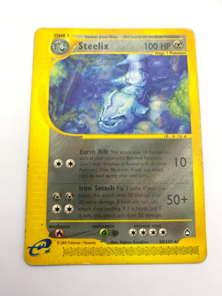 Pokemon Card - Non-Holo Steelix 35/147 Aquapolis *MP* e-Card Rare - Image 1