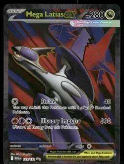 Pokemon Cards Mega Latias ex 163/132 Mega Evolution Ultra Rare NM - Image 1
